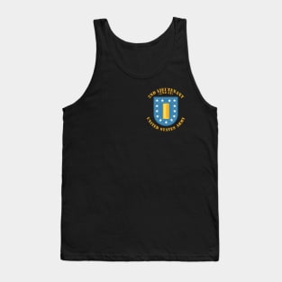 POCKET - Army - 2nd Lieutenant Flash w Rank - 2LT Tank Top